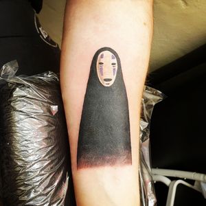 No face from Spirited Away#tattoooftheday 