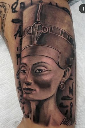Nefertiti! Realism! Email anabananaink@gmail.com for more booking info! 