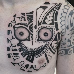 Custom design 📝client draw the mask- inspired by a video game #maori #polinesiantattoo ▪️Tattoo @noemikovacstattoo ▪️Permanent Make Up @noemikovacsmakeup ▪️Tattoo & Fitness @noemikovacsmodel ▪️noemikovacstattoo@gmail.com ▪️+36 70 359 9493 🇭🇺 #Tattoo #inked #tattooed #tattooideas #tattoosketch #tattoowork #tattoos #instatattoo #tattoodesign #familytattoo #fineart #art #finelinetattoo #tattoocommunity #tattoostyle #tatuagem #tattooed #realistictattoo #tattoofashion #blackandgreytattoo #tattoostudio #colortattoo #mandala #tribaltattoo #smalltattoos #tatuajes #fullsleeve
