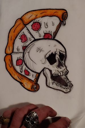 #pizzarock #hardcore #punkpizza #deadpunk #sketchstyle. #sketchwatercolor 