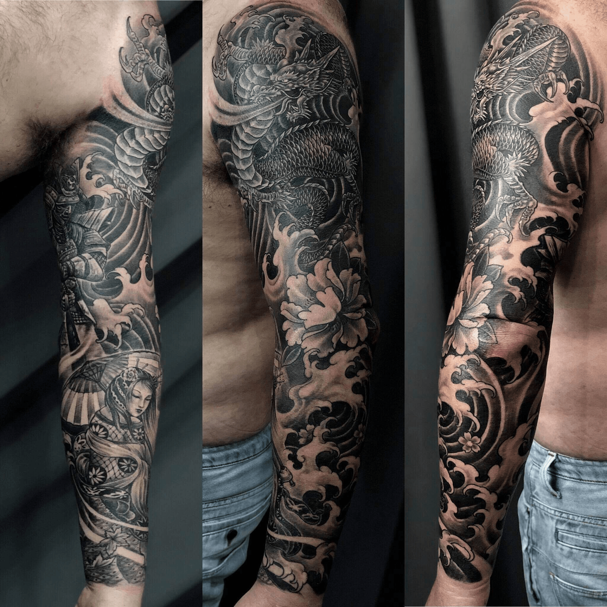 Japanese full sleeve by Stan  Hell Yeah Tattoo Club  Facebook