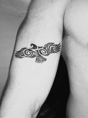 Eagle tattoo maori 