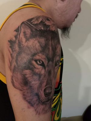 Wolf tatt #wolftattoo #tattootoronto