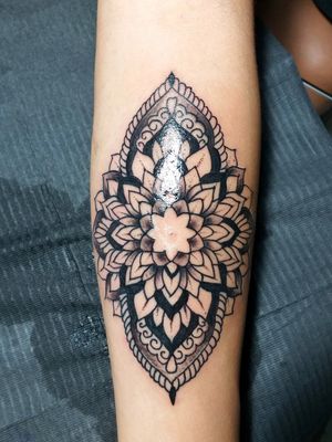 Mandala tattoo done.