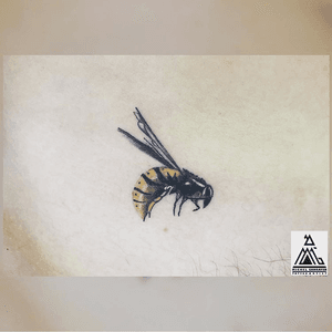 #michelghorayebtattoo flying bee 3.5 cm