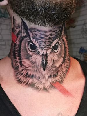 #owl #owltattoo #owls #tattooaddict #artculturetattoo #art #ink #inked #inkedman 