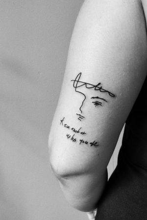 Remember who you are #tattoo #tattooart #tattooartist #minimal #mininaltattoo #linework #lineworktattoo #letteringtattoo #lettering #bishop #bishoprotary #dynamicink #dynamicblack #inkedgirl #thessaloniki #greekTattooArtist 