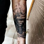 Samurai katana cover up tattoo @Piyushtattoo1995