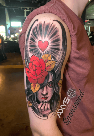 Here’s a piece I did at the Sinners Tattoo Expo this past weekend. . #dannytattoos #darkagetattoo #dentontx #dentonsquare #dentontattooartist #dfwtattoos #dentontattoos #tattooartist #axysrotary #sinnerstattooexpo #dallastattoos