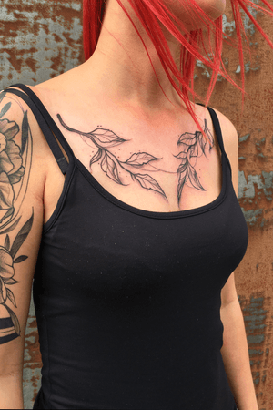 some freehand leaves from prison ink 2019 in denmark,thanks ida 👋