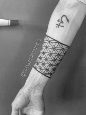 Flower of life arm band
