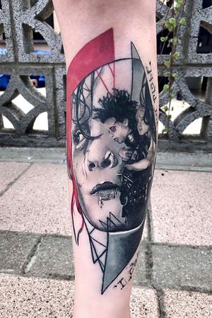 Tattooed by Dime Reck (Reims, France)(instagram : dime_reck) at the La Louvière Tattoo Convention (Belgium) on may 2017. #edwardscissorhands #timburton #dimereck #tattoo #tattooed #tattooedgirl #legs #realistic #black #red #blackandred #johnnydepp #ink #inked #inkedgirl #girlwithtattoos 