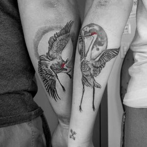put two birds on it ;)
Couple tattoo