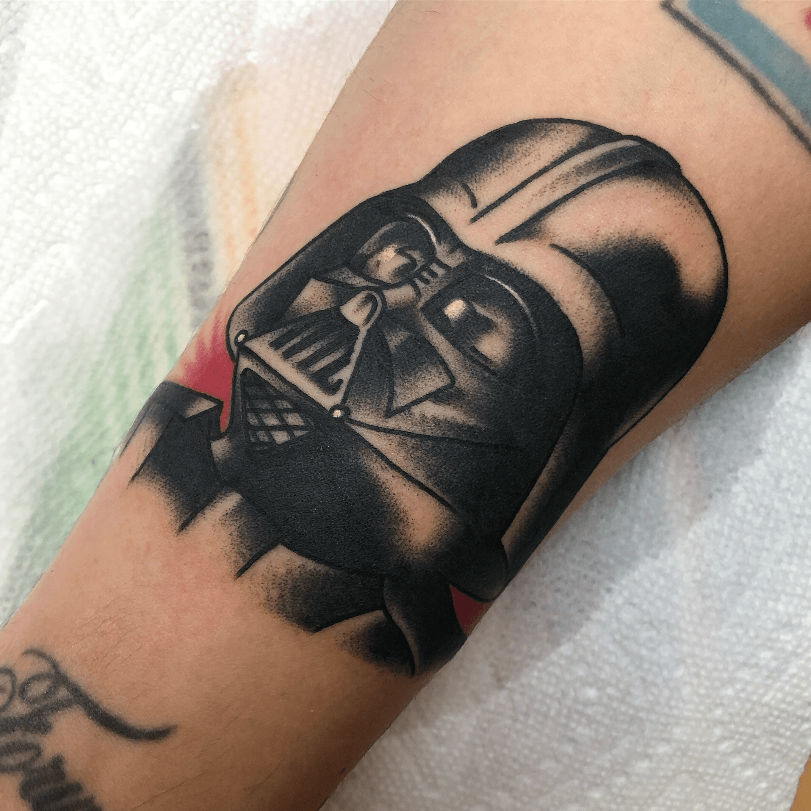 Darth Vader Helmet Tattoo  Lighthouse Tattoo