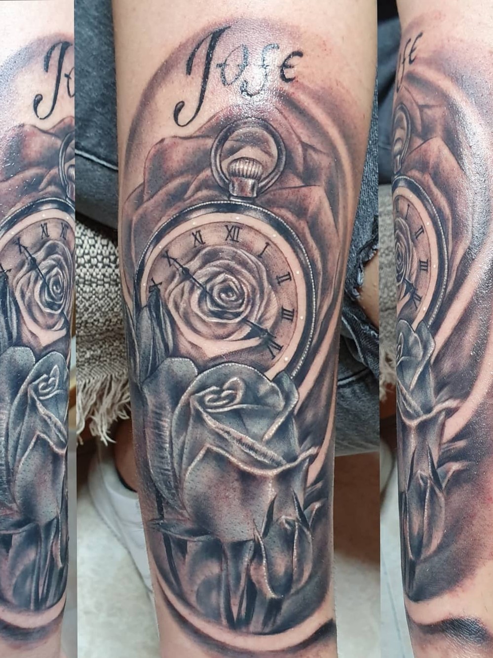 Tattoo uploaded by Lincoln Rivera Tatuaje de reloj de mano y