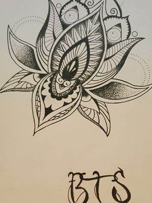 Lotus drawing.#lotus #mandala 