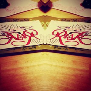 Take the risk drawn by me #calligraphy #cool #classy