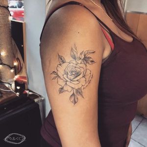 #Rose tattoo by Miko#linework