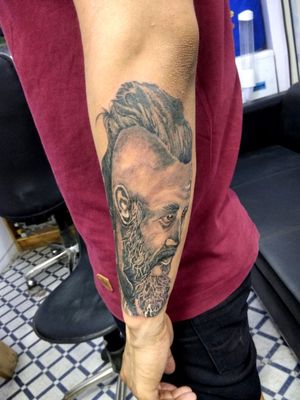 Tattoo uploaded by Acid soul tattoos • Viking character Ragnar • Tattoodo