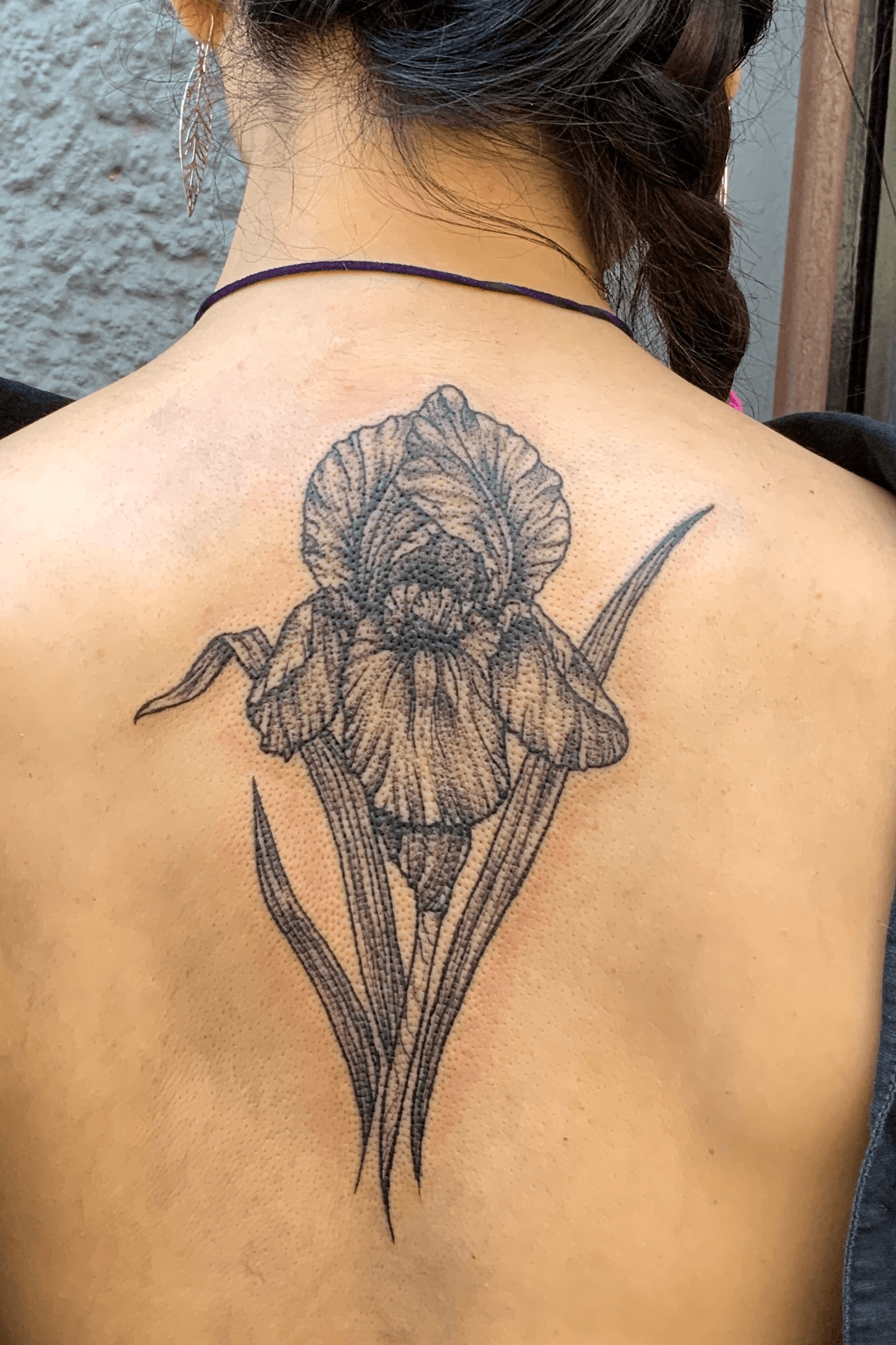 Assorted florals by Black Iris Tattoo coowner John  Brooklyn NY  r tattoos