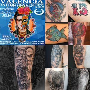 appointments available for valencia tattoo convention. Send us a message!!