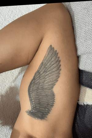 Ala de angel, my first tatto