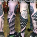 geometric leg sleeve