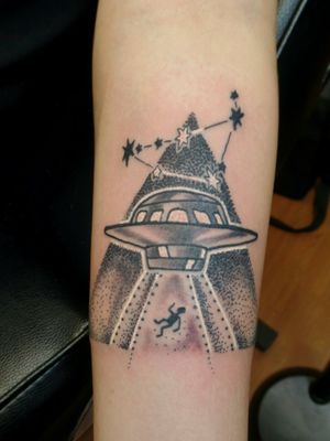 UFO tattoo