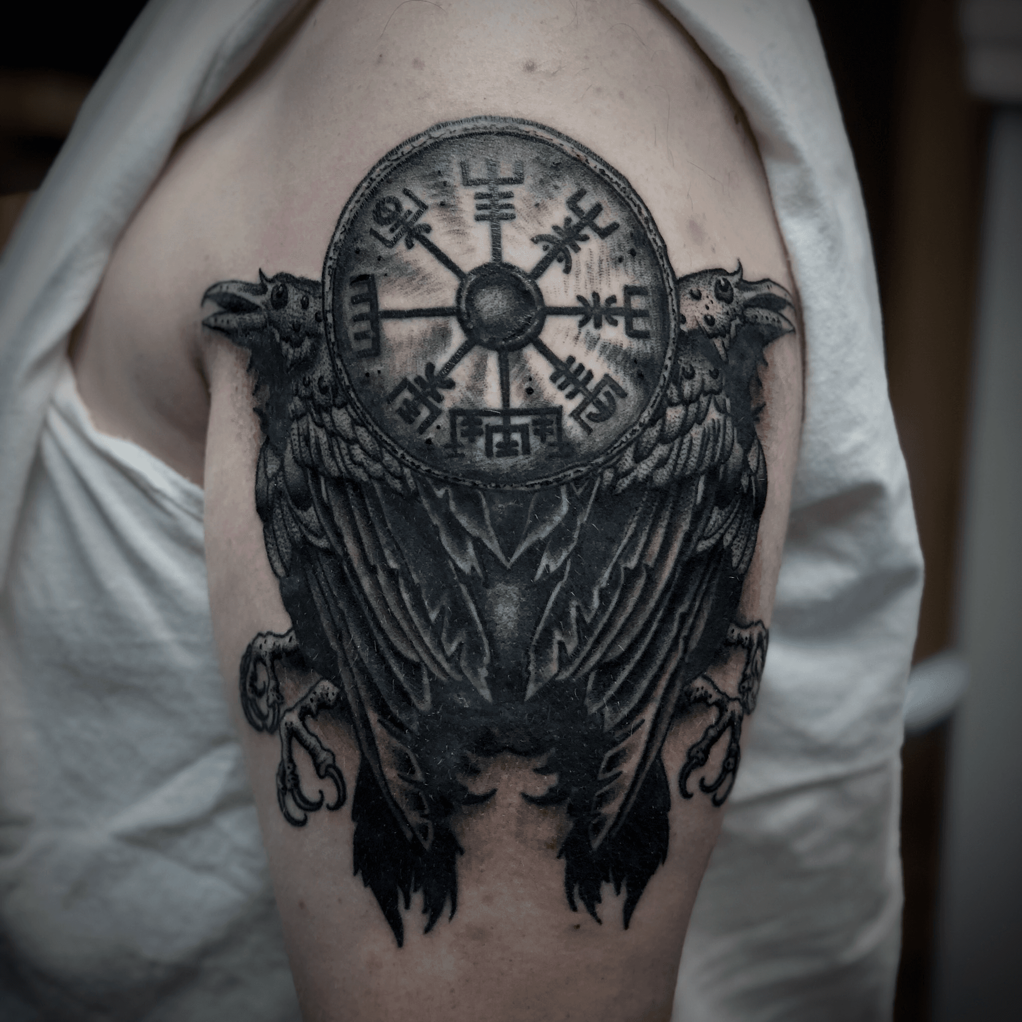 Tattoo uploaded by Dearly Departed Tattoos and Fine Art  Flash  watercolor sacred heart skeleton key cross thorns  Tattoodo