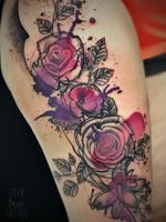 Roses watercolor