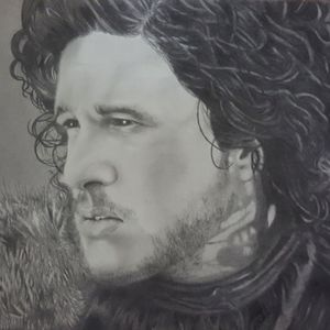 Jon snow drawing 