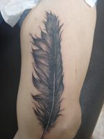 #feather cover tattoo#