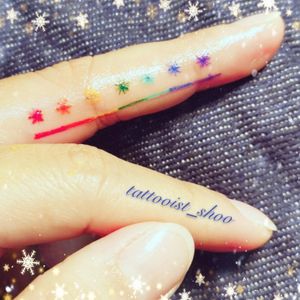 Mini tattoo Finger tattoo 