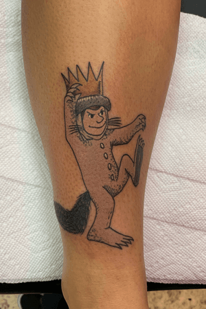 Max from where the wild things are in the middle of a wild rumpus 
