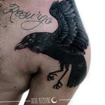 Crow raver black tattoo