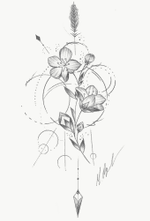 #flower #flowertattoo #flowerstattoo #tattooart #drawing 