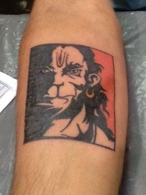 For arm tattoo of lord hamuman