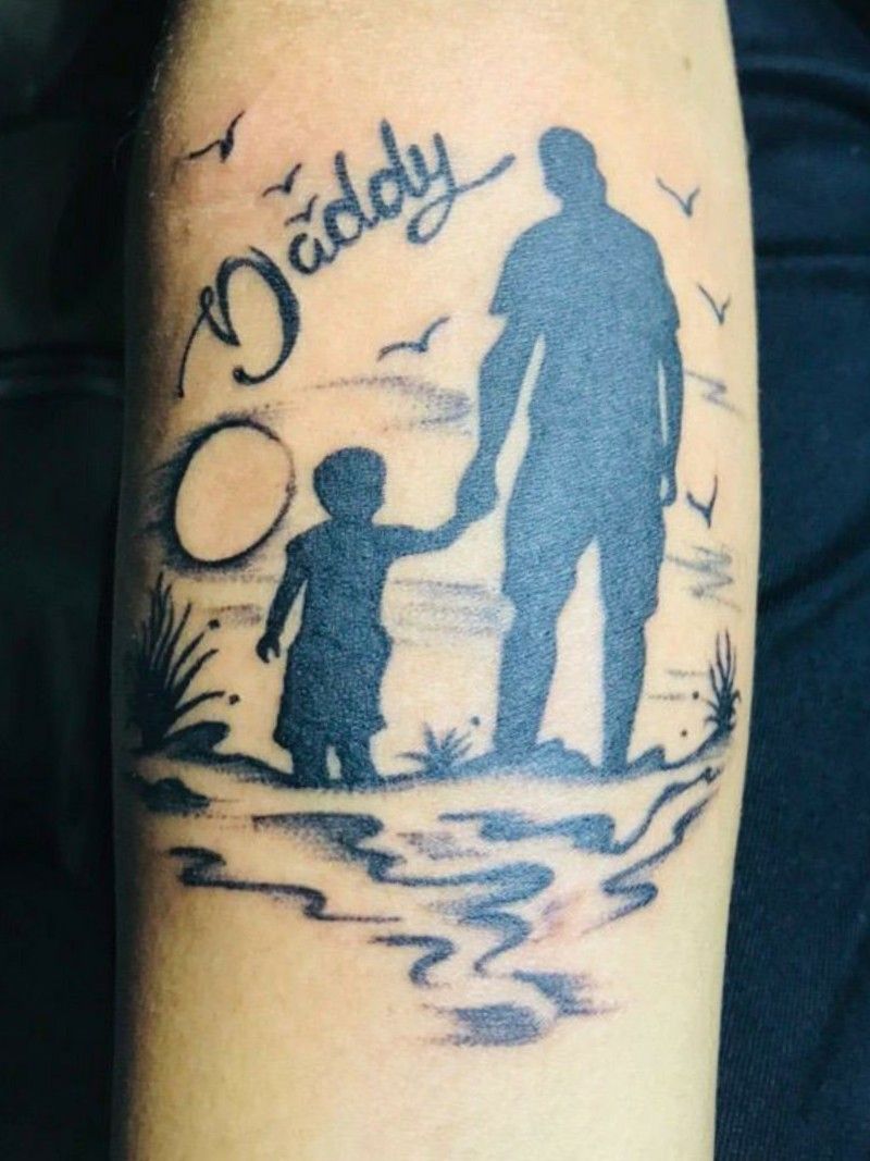 I Love Dad Temporary Tattoo  Dad Tattoo  Heart Tattoo   Etsy Norway