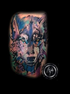 watercolor wolf I did for a lady client, had fun doing this one.Thank you and I will always be grateful and honored that you carry my art.