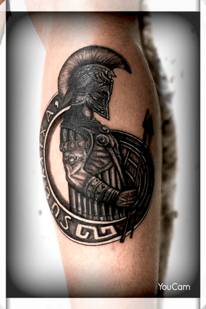 Achille #achille #spartiate #gladiatortattoo #gladiator #blackandgray #tatouage #tattooart 