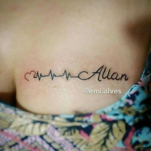#allan #name #nome #heartbeat #fineline #delicada #delicate 