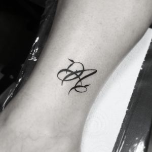 "A" it's just a beginning.▪#тату #буква #trigram #tattoo #letter #inkedsense #tattooist #кольщик 