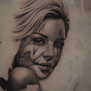 A started projekt #inked #chicano #tattoo #portrait #portaittattoo #crippaz1 #förortskonst 