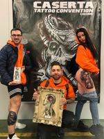 1 place best realistic color at Caserta tattoo convention
