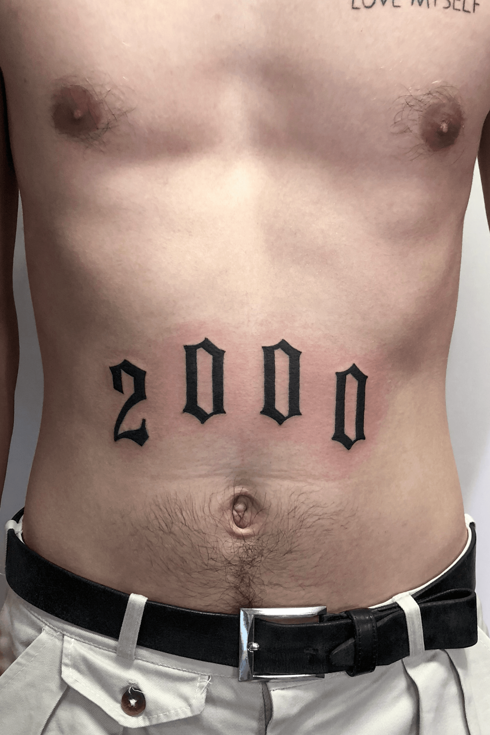 Tattoo 2000 year  Tattoo lettering styles Gangsta tattoos Small chest  tattoos