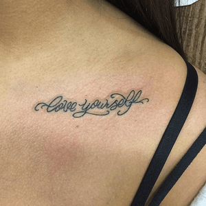 don‘t forget to love yourself, muito 🙏🏽 obrigada, #tattoo #inked #inkedmen #tattooed #lettering #ink #tattooedmen #script #hautrock #haarrock #zurich #switzerland #tattooer #happy #thankful #nofilter #swisstattoo #skintools #tattooedgirls #tattoozurich #zurichtattoo