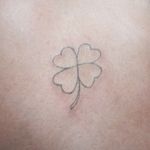 Four leaf clover #fourleafclover #tattoo #finelinetattoo #fineline 