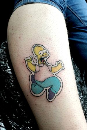 Homer sticker  #TheSimpsonstattoo #TheSimpsons 