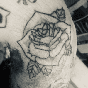 #rose #tattoo #blackandgrey 