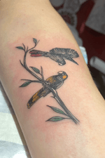 #small #wrist tattoo #parrot #bird #micro #melbourne 